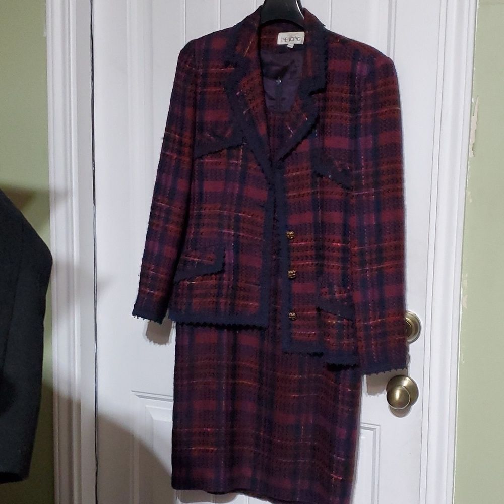 The Icing Size 6vTweed Dress Suit Made in USA - Picture 4 of 7